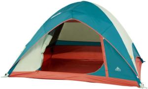 Kelty Discovery Basecamp 4 Tent, Laurel Green/Stormy Blue, One Size