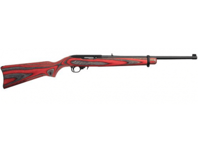 Ruger 10/22 Carbine Black & Red Laminate Stock