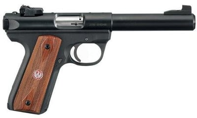 Ruger Mark III Target Rimfire with Cocobolo Grips 22 LR 736676101405