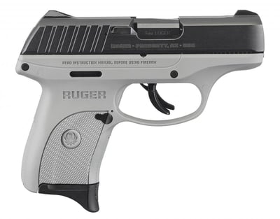 Ruger 13201 EC9s  9mm Luger 3.12" 7+1 Gray Frame Black Oxide Steel Slide Gray Polymer Grip