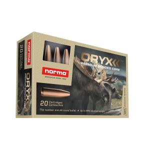Norma ORYX .270 Winchester 150 gr Bonded SP 20rds Rifle Ammo for Effective Big Game Hunting - 20169012 20169012