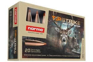 Norma Tipstrike .280 Remington 160 gr PT 20rds Rifle Ammo for Precision Hunting - 20171222 7393923320694
