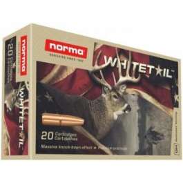 Norma Whitetail .30-06 Springfield 150gr Brass Cased Centerfire Rifle Ammo 20 Rounds 20177392 20177392