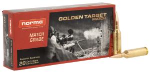 Norma Golden Target Match 6.5 PRC 143 gr BTHP 20rds Rifle Ammo for Target Shooting Excellence - 10166462