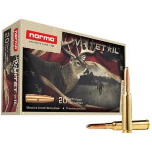 Norma Whitetail 6.5x55mm Swedish 156 gr SP 20rds Rifle Ammo for Superior Big Game Hunting - 20166622 