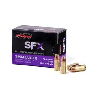 PMC PMC SFX 9mm Luger Handgun Ammo - 124 Grain | SFHP | 50rd Box 741569010788