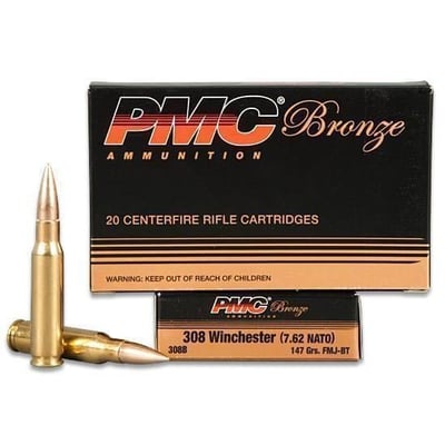 308 Winchester PMC 147 FMJ-BT 308B