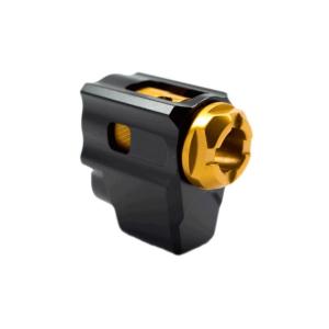 Tyrant CNC T-Comp Glock 43/43x/48 Compensator Black/Gold