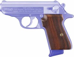 Hogue Walther PPK / S, PP Pistol Grip Pau Ferro Checkered