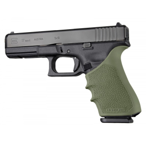 Hogue 17021 Grip Sleeve Handall Beavertail OD Green Rubber