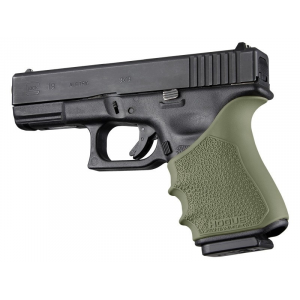 Hogue 17041 Grip Sleeve Handall Beavertail OD Green Rubber