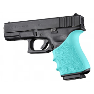 Hogue HandAll Glock 19, 23, 32, 38 Gen 3-4 Beavertail Grip Sleeve, Aqua 743108170441