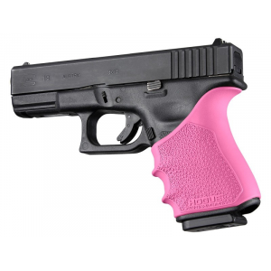 Hogue HandAll Gen 3-4 Glock 19, 23, 32, 38 Beavertail Grip Sleeve, Pink 743108170472