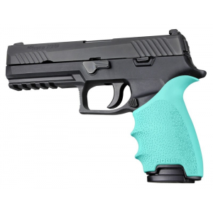 Hogue Sig Sauer P320 Handall Beavertail Grip Sleeve, Aqua