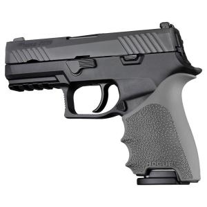 Hogue Sig Sauer P320 Compact HandAll Beavertail Grip Sleeve, Grey