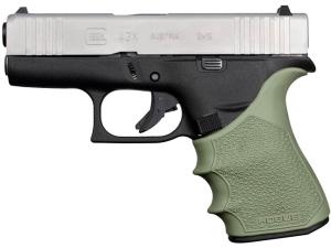 Hogue Handall Slip On Glock 43x / 48 Beavertail Grip Sleeve OD Green