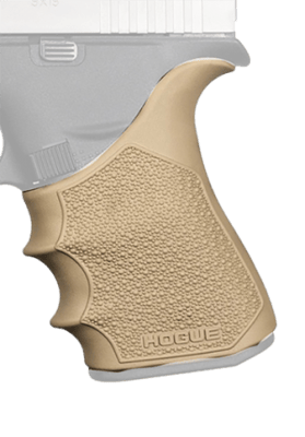Hogue 18213 Grip Sleeve Handall Beavertail Flat Dark Earth Rubber