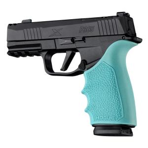Hogue Sig Sauer P365 XMacro HandALL Beavertail Grip Sleeve Aqua