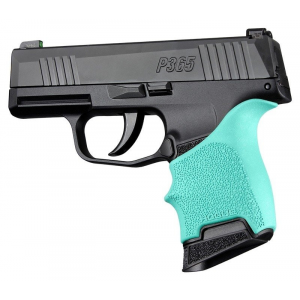 Hogue Sig Sauer P365 HandAll Beavertail Grip Sleeve, Aqua
