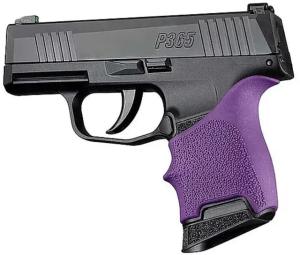 Hogue Sig Sauer P365 HandAll Beavertail Grip Sleeve, Purple