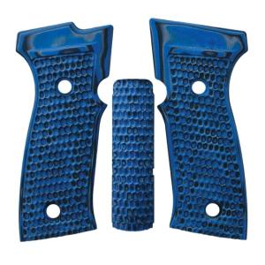 Hogue Sig Sauer P320 AXG Grips, Blue Lava