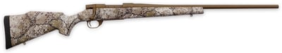 Weatherby Vanguard Badlands 7mm Rem Mag 24" 4rd Bolt Action Rifle, Badlands Camo/Burnt Bronze - VAP7MMRR4T