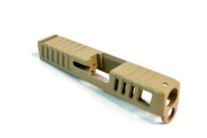 Gun Cuts Juggernaut Glock 26 Slide, Desert Sand