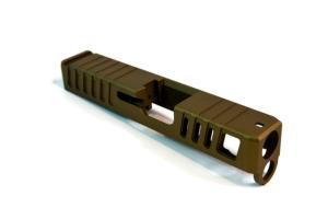 Gun Cuts Juggernaut Glock 26 Slide, Burnt Bronze