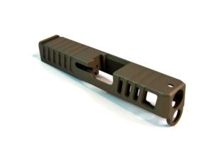Gun Cuts Juggernaut Glock 26 Slide, Smoked Bronze