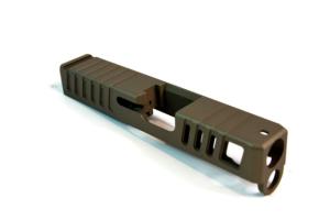 Gun Cuts Juggernaut Glock 26 Slide, Smoked Bronze