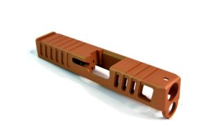 Gun Cuts Juggernaut Glock 26 Slide, Copper