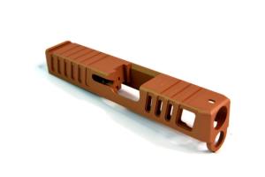 Gun Cuts Juggernaut Glock 26 Slide, Copper