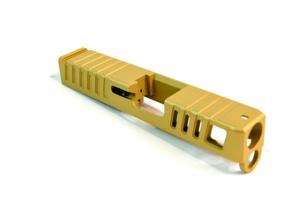 Gun Cuts Juggernaut Glock 26 Slide, Gold