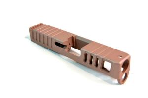 Gun Cuts Juggernaut Glock 26 Slide, Rose Gold