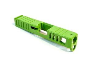 Gun Cuts Juggernaut Glock 26 Slide, Zombie Green