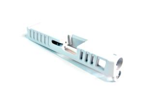 Gun Cuts Juggernaut Glock 26 Slide, Stormtooper White