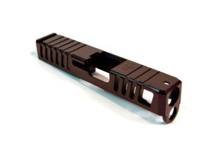 Gun Cuts Juggernaut Glock 26 Slide, Black Cherry Bomb