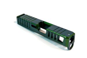 Gun Cuts Juggernaut Glock 26 Slide, Radioactive Green
