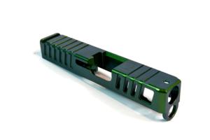Gun Cuts Juggernaut Glock 26 Slide, Radioactive Green