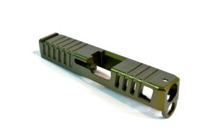 Gun Cuts Juggernaut Glock 26 Slide, Leprechaun Gold