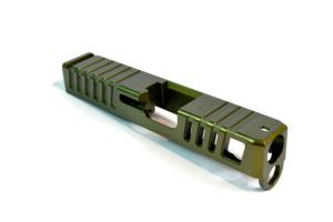Gun Cuts Juggernaut Glock 26 Slide, Leprechaun Gold