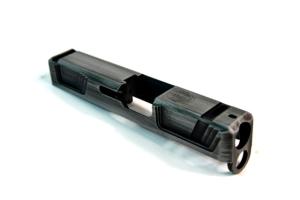 Gun Cuts Raider Glock 26 Slide, Battleworn Silver