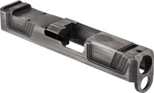 Gun Cuts Raider Glock 26 Slide, Battleworn Silver