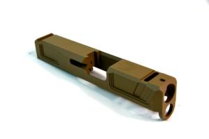 Gun Cuts Raider Glock 26 Slide, Coyote Tan