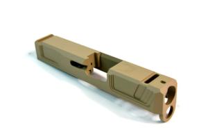 Gun Cuts Raider Glock 26 Slide, Desert Sand