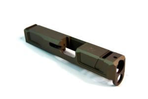 Gun Cuts Raider Glock 26 Slide, Smoked Bronze