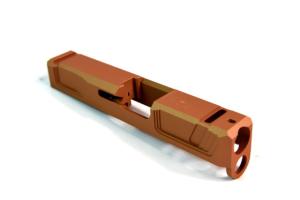 Gun Cuts Raider Glock 26 Slide, Copper