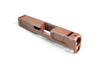Gun Cuts Raider Glock 26 Slide, Rose Gold