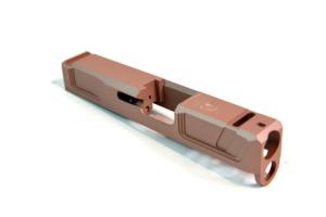 Gun Cuts Raider Glock 26 Slide, Rose Gold