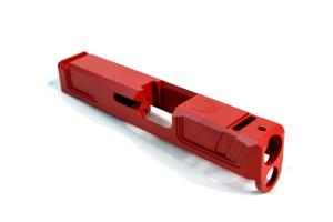 Gun Cuts Raider Glock 26 Slide, USMC Red